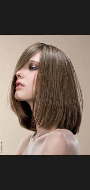 Coupe au carr&eacute; lisse