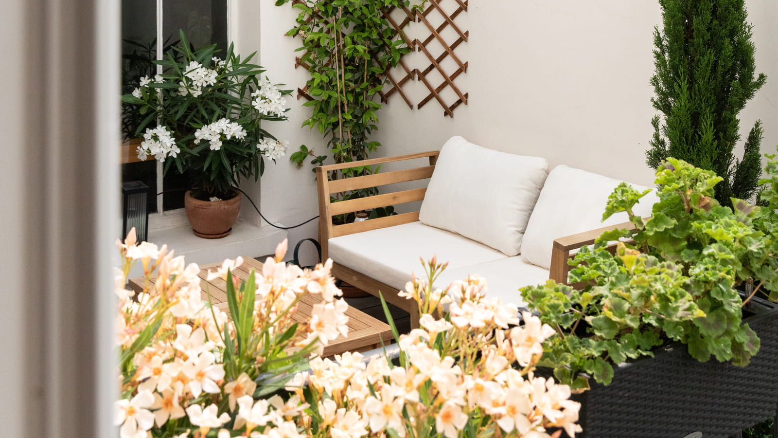 Terrasse après