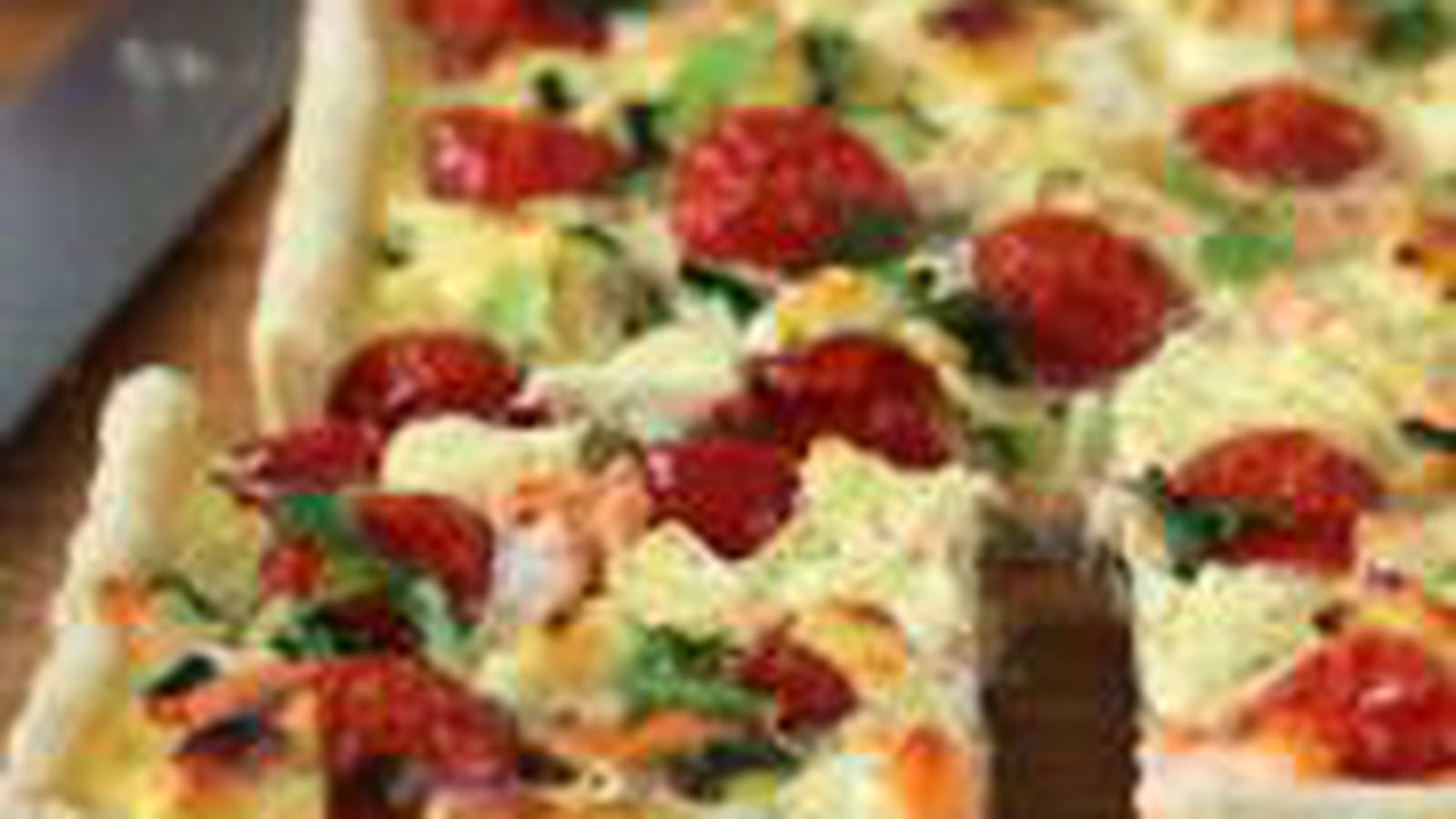 Quiche saumon tomate courgette