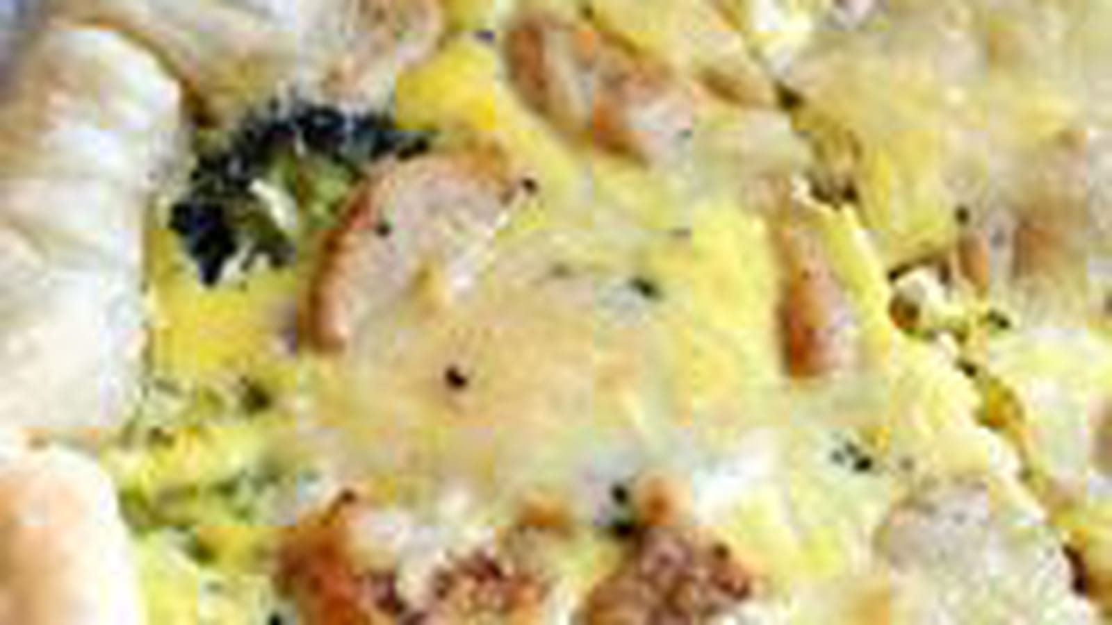 Quiche poulet curry et brocolis