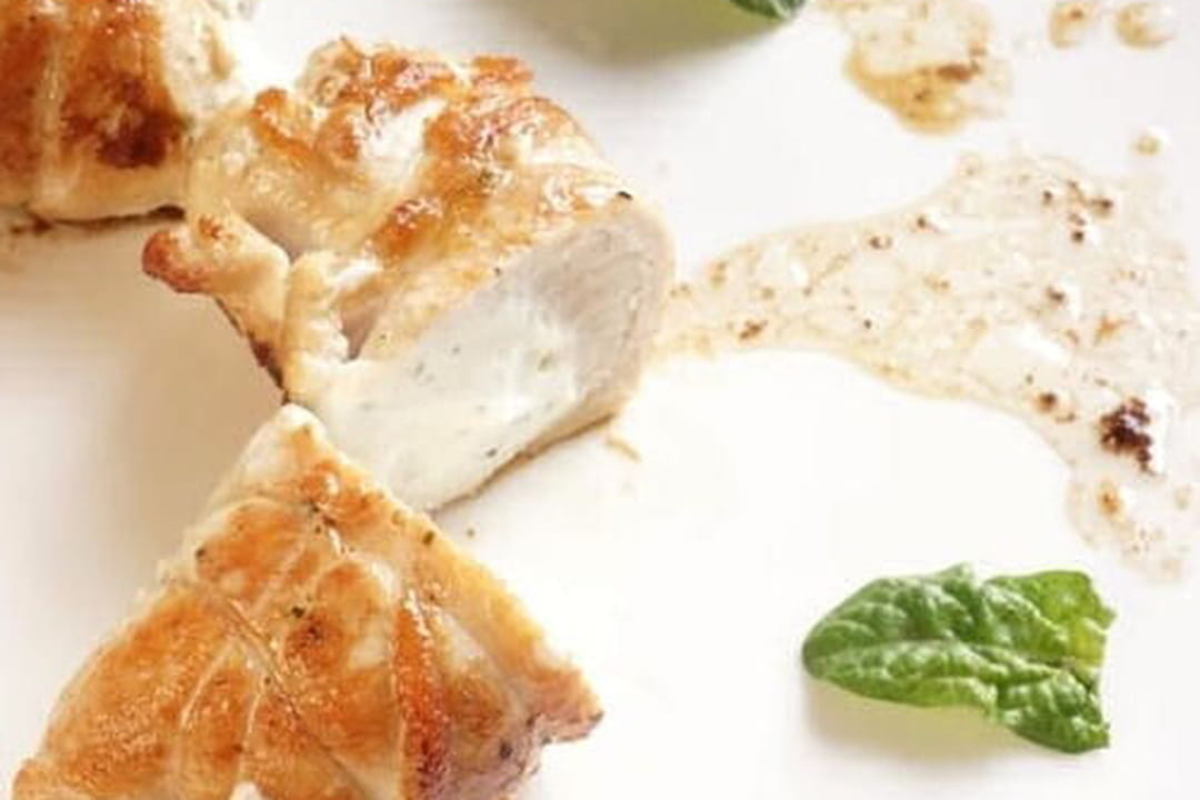 Roulés de dinde au Tartare ail et fines herbes