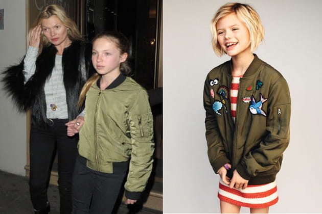 Un bomber pour la fille de Kate Moss