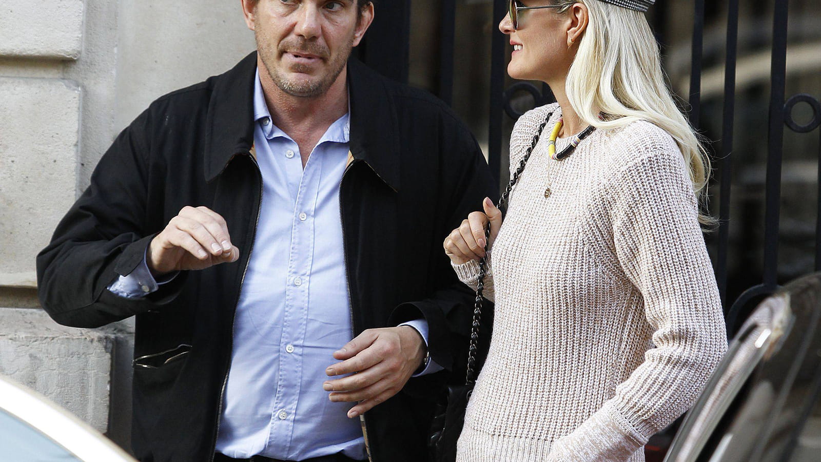 Sébastien Farran et Laeticia Hallyday