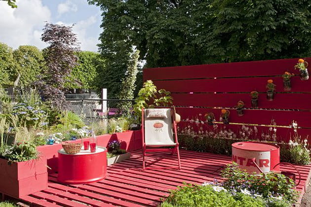 Une terrasse recyclée