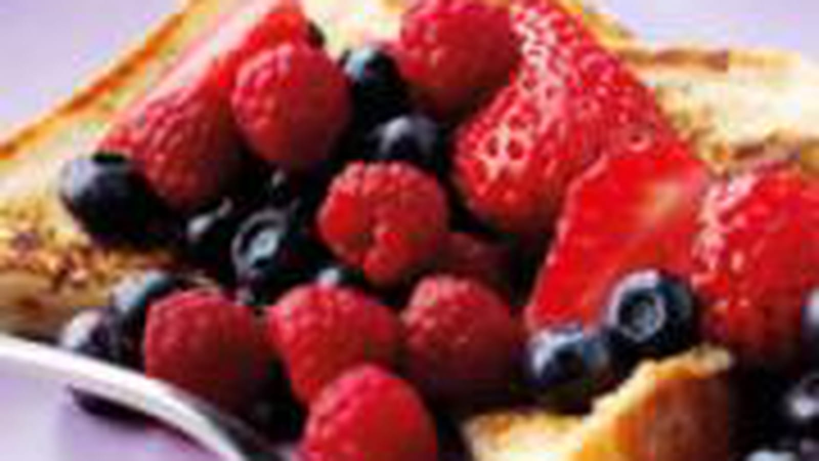 Tartines de pain perdu aux fruits rouges