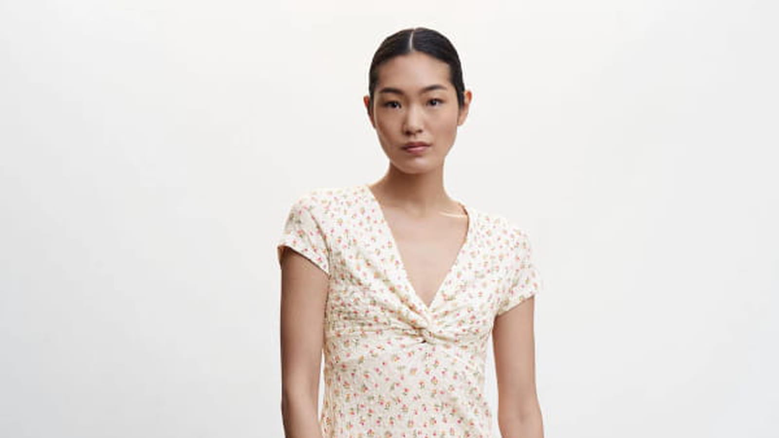 Robe écrue Mango