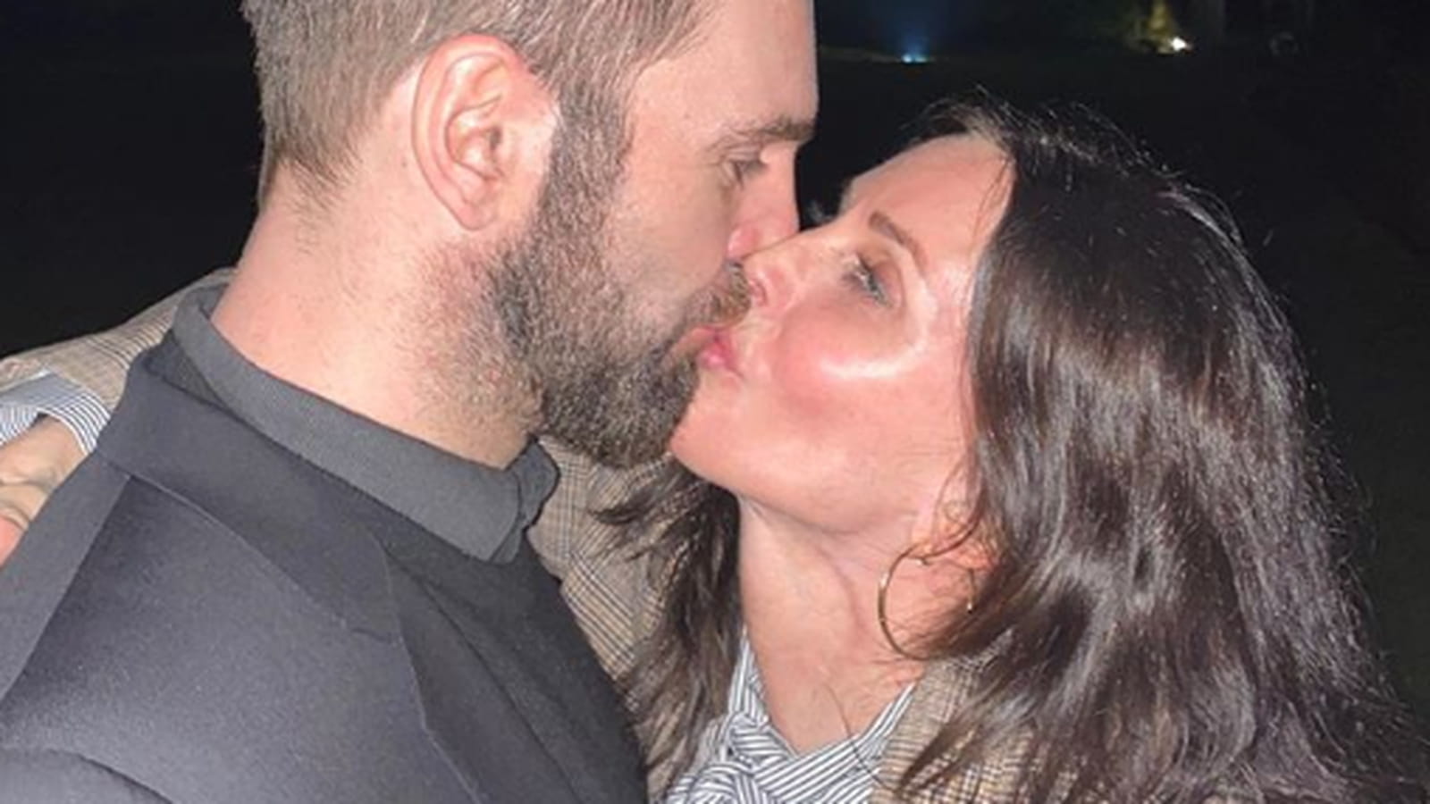 Johnny McDaid et Courteney Cox