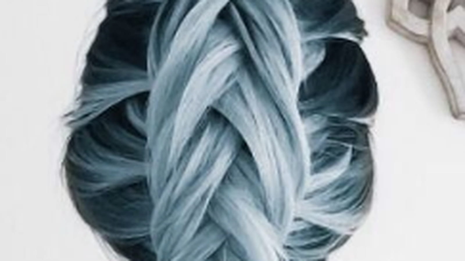 La coloration bleue pastel