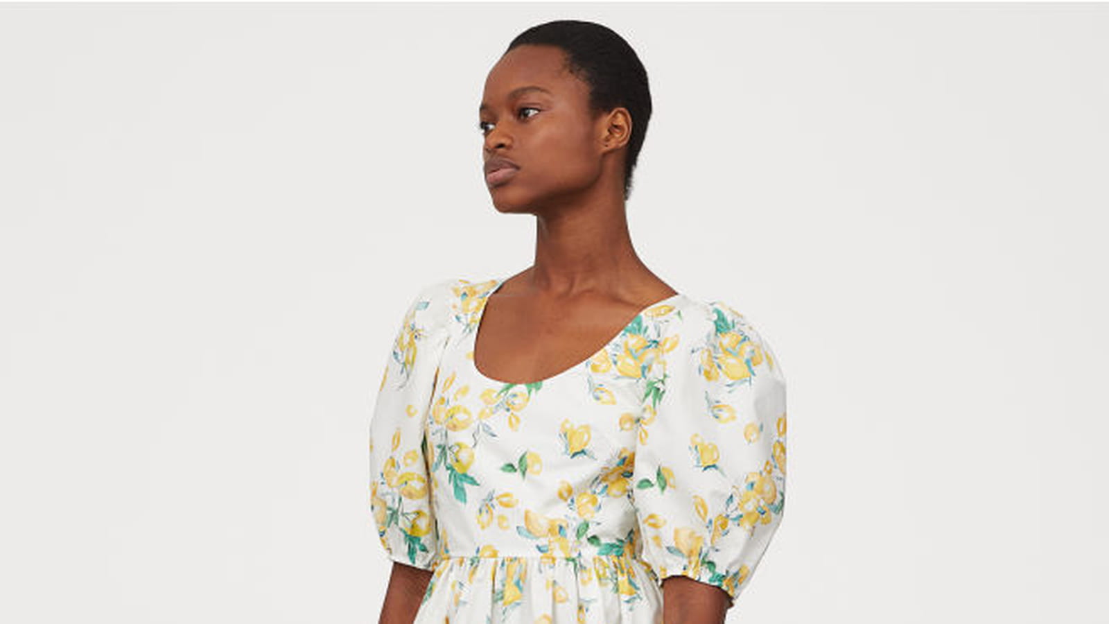 Robe motif citron