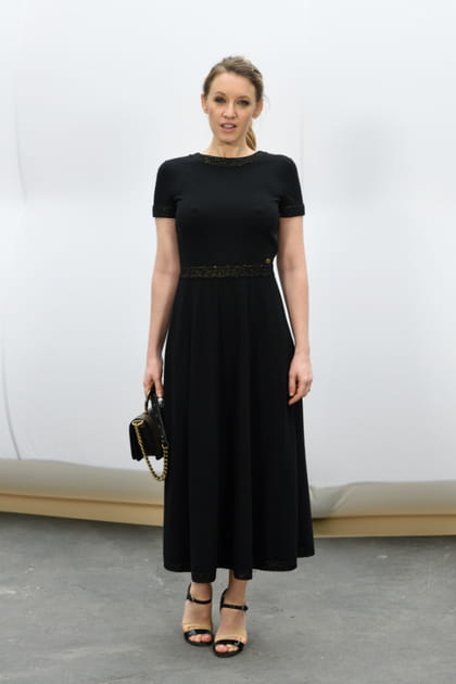 Ludivine Sagnier en robe noire longue