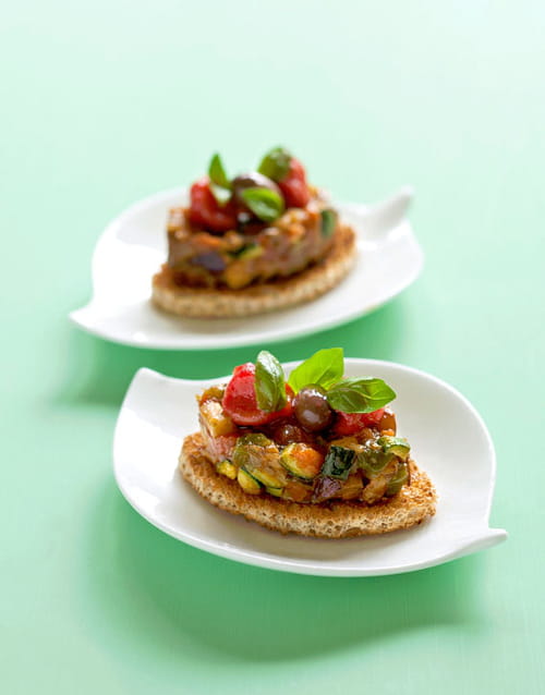 Tartine ratatouille