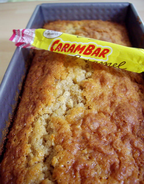 Cake à la banane et au Carambar