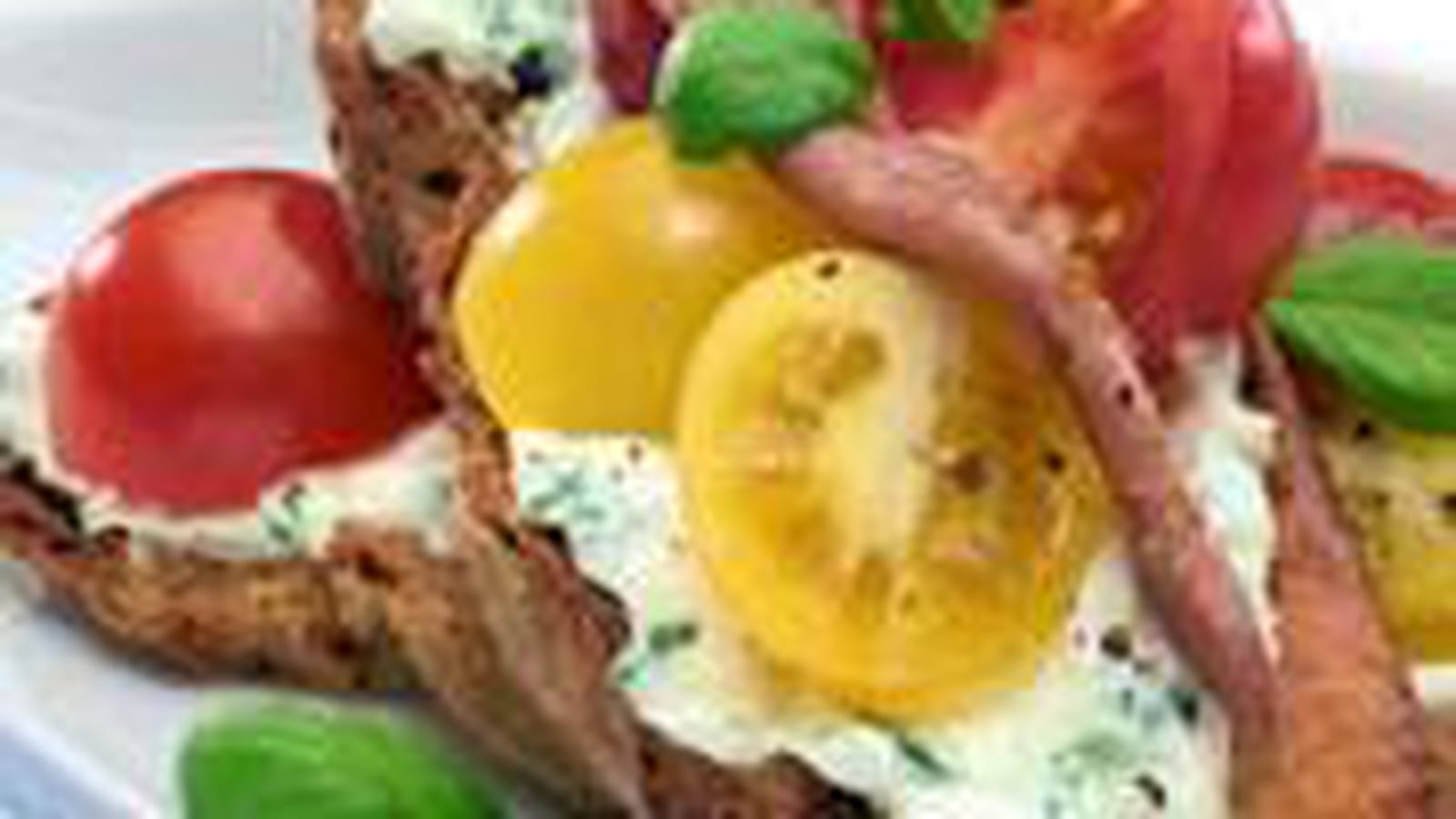 Crostini de Philadelphia aux deux tomates