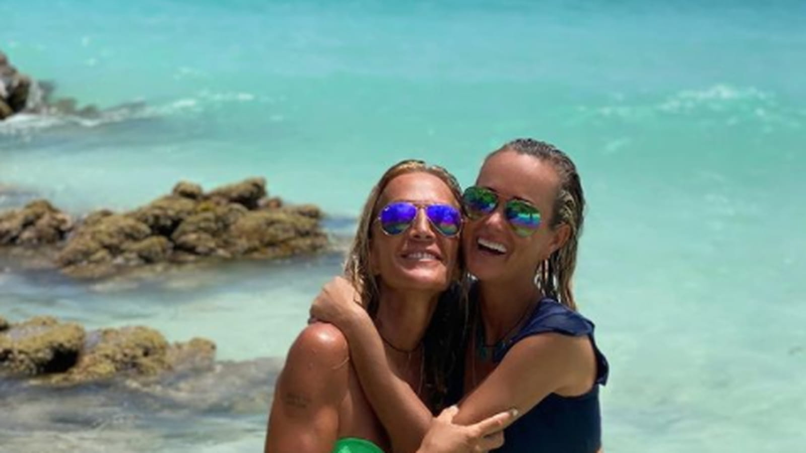 Liliane Jossua et Laeticia Hallyday
