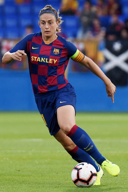 La footballeuse Alexia Putellas &agrave; Barcelone en 2019