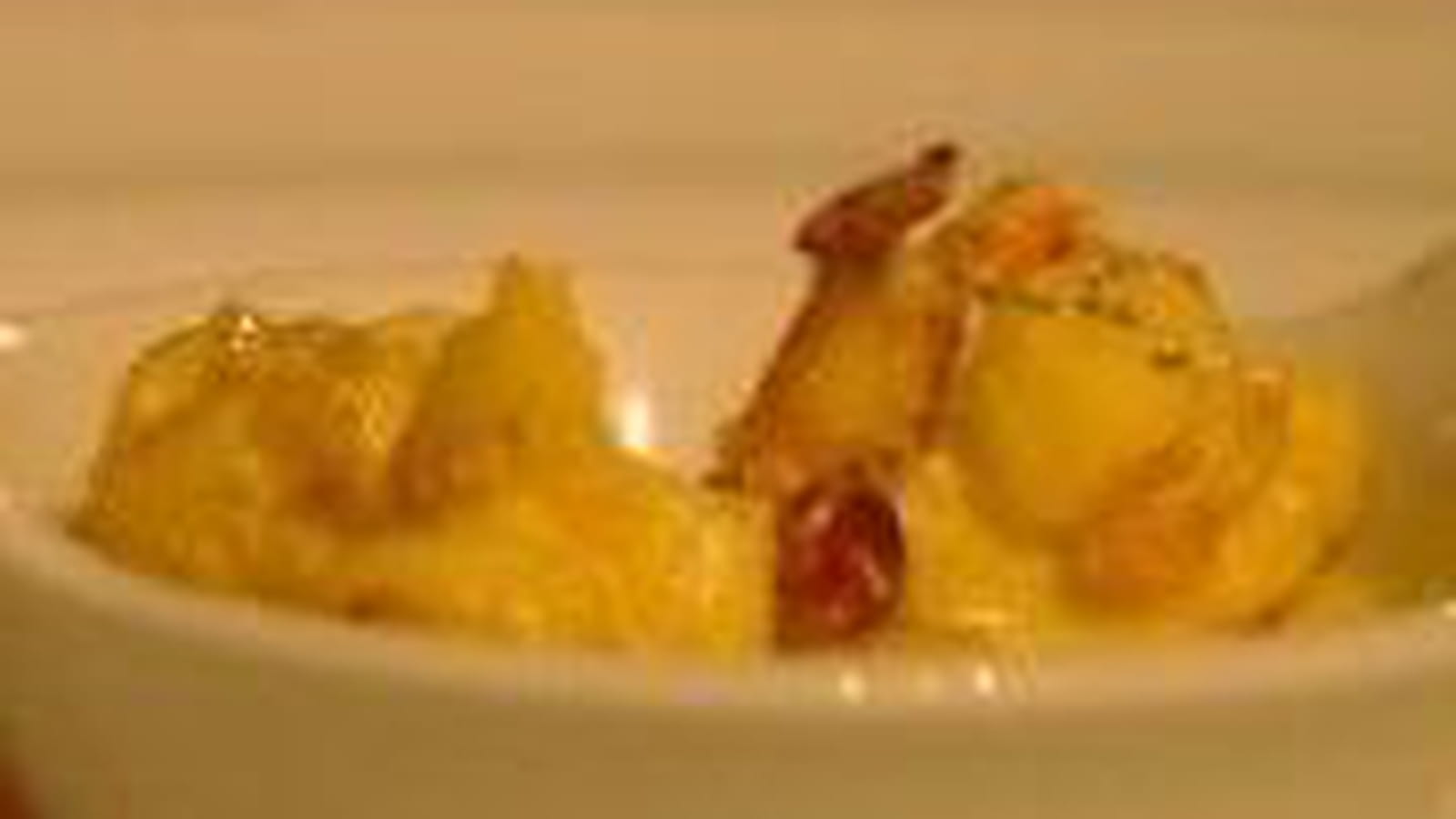 Cassolette de langouste flambée au cognac