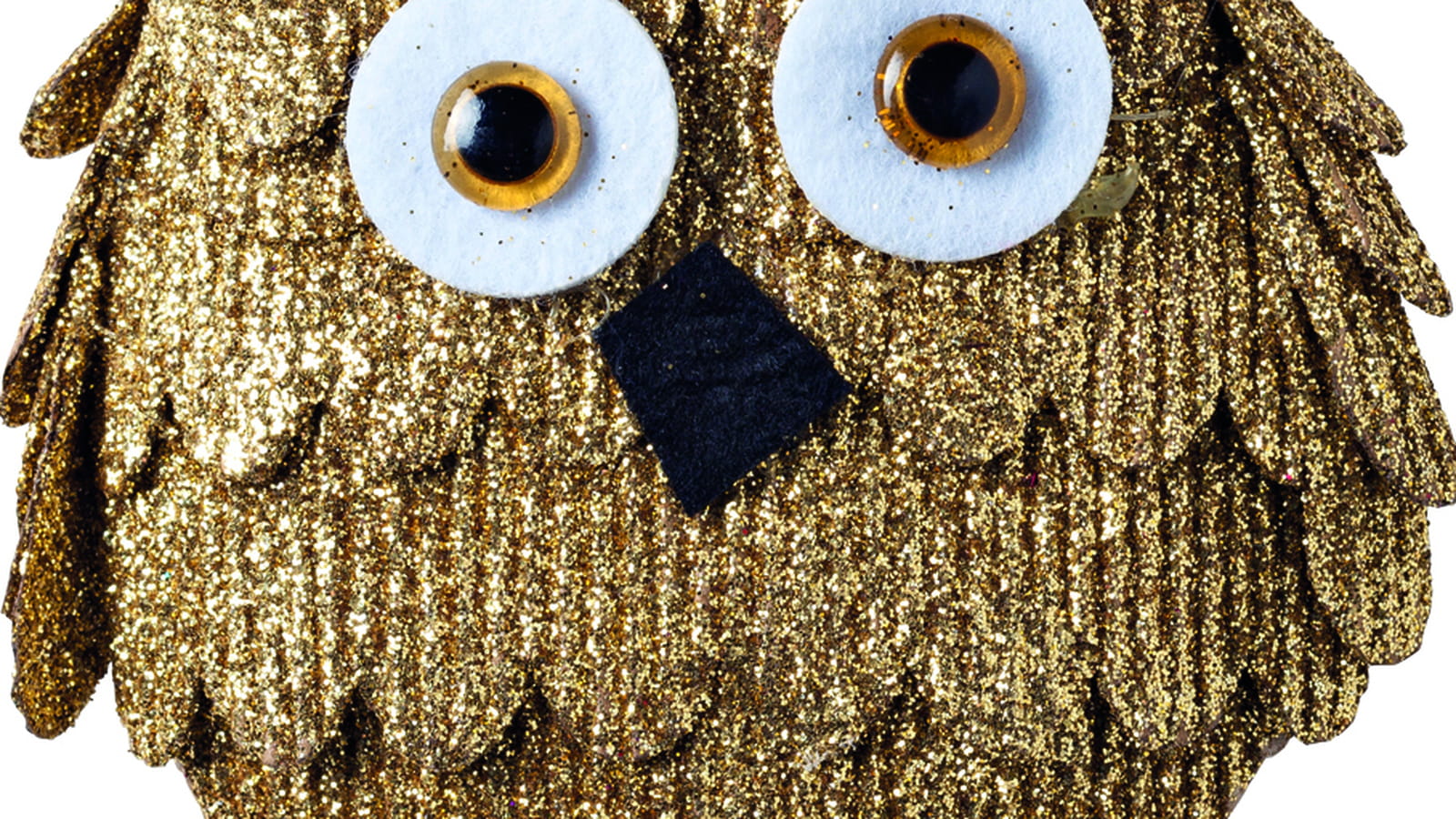 Hibou en paillettes Carrefour