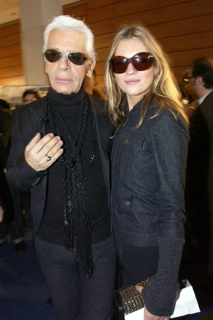 Kate Moss et Karl Lagerfeld