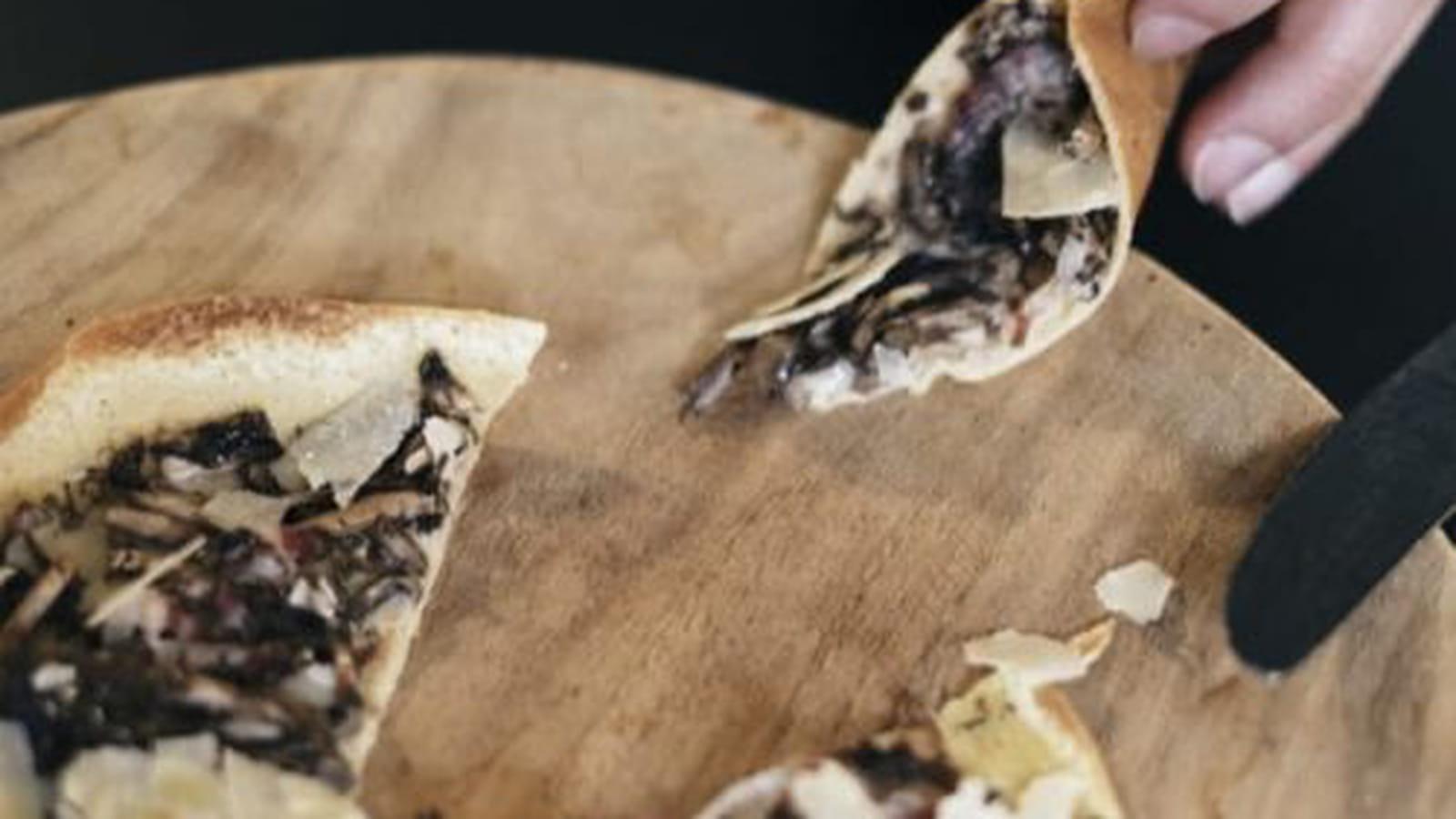 Crêpe noisette, lard fumé des Pyrénées et truffe sauvage du Minervois