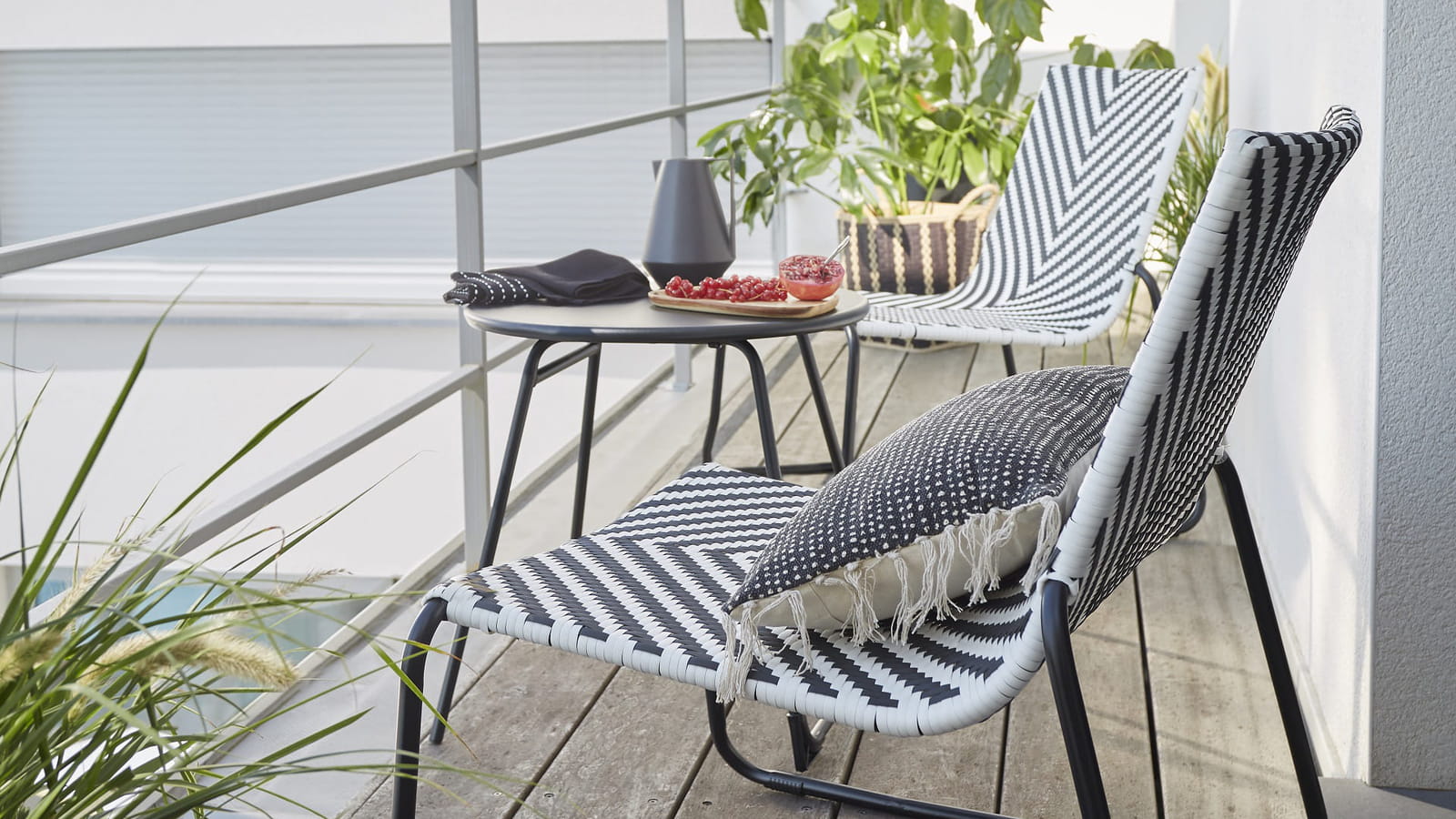 Minimalisme au balcon 