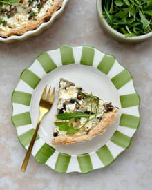 Quiche aux champignons et feta : Etape 8