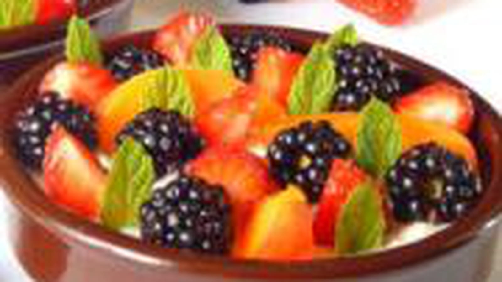 Mousse de mascarpone aux fruits d'été