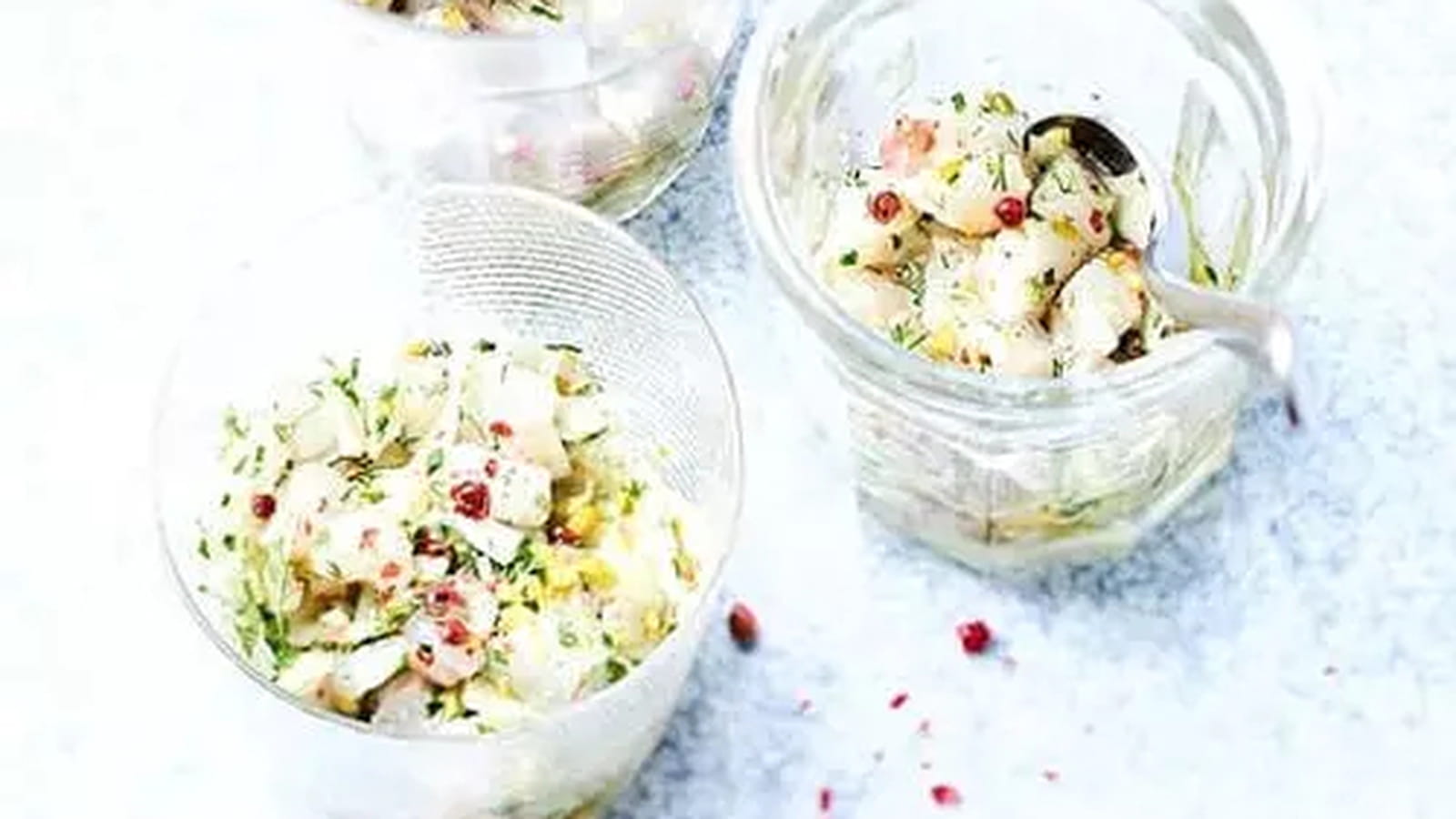 Tartare de bar au fenouil