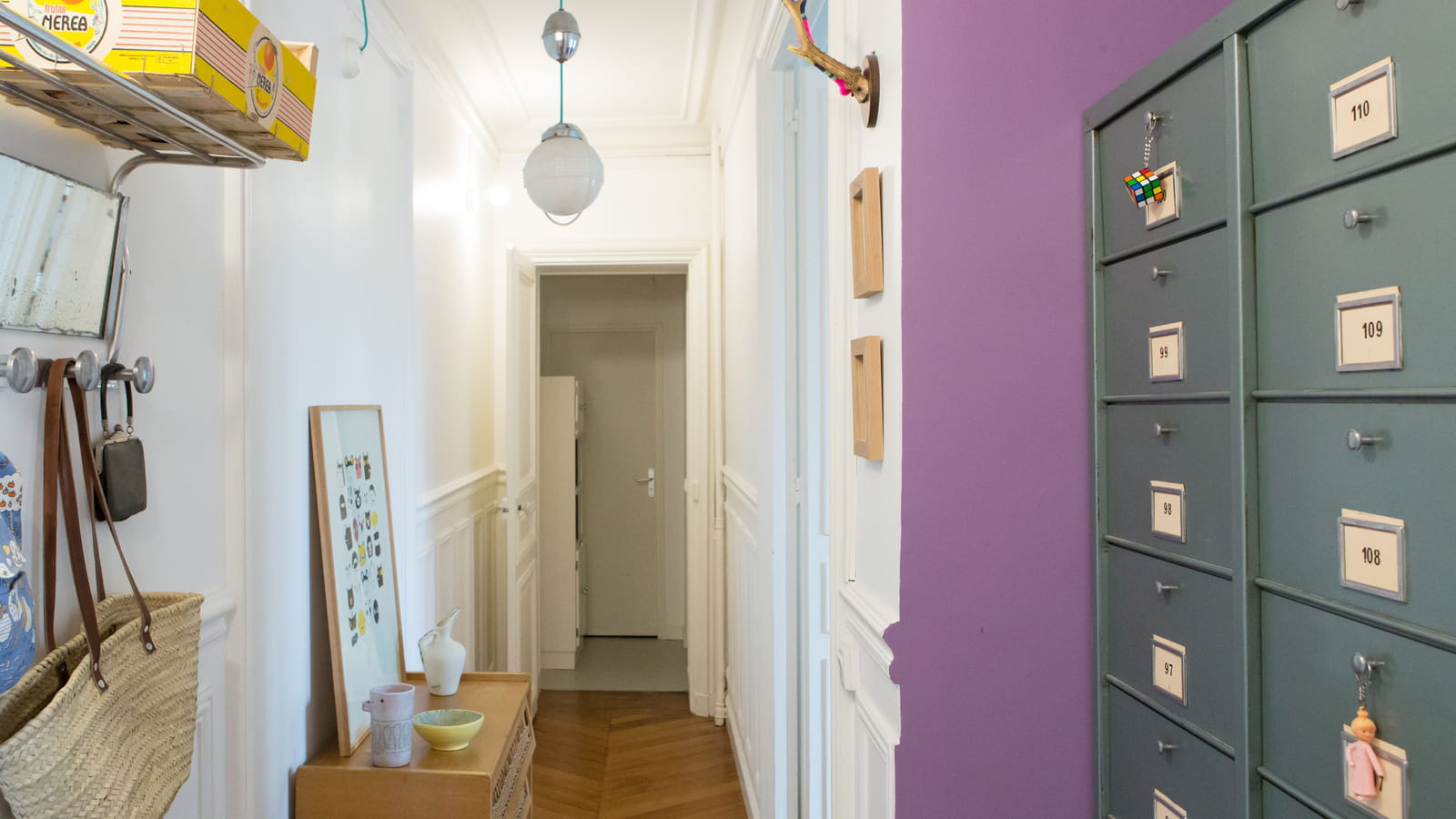 Couloir lilas