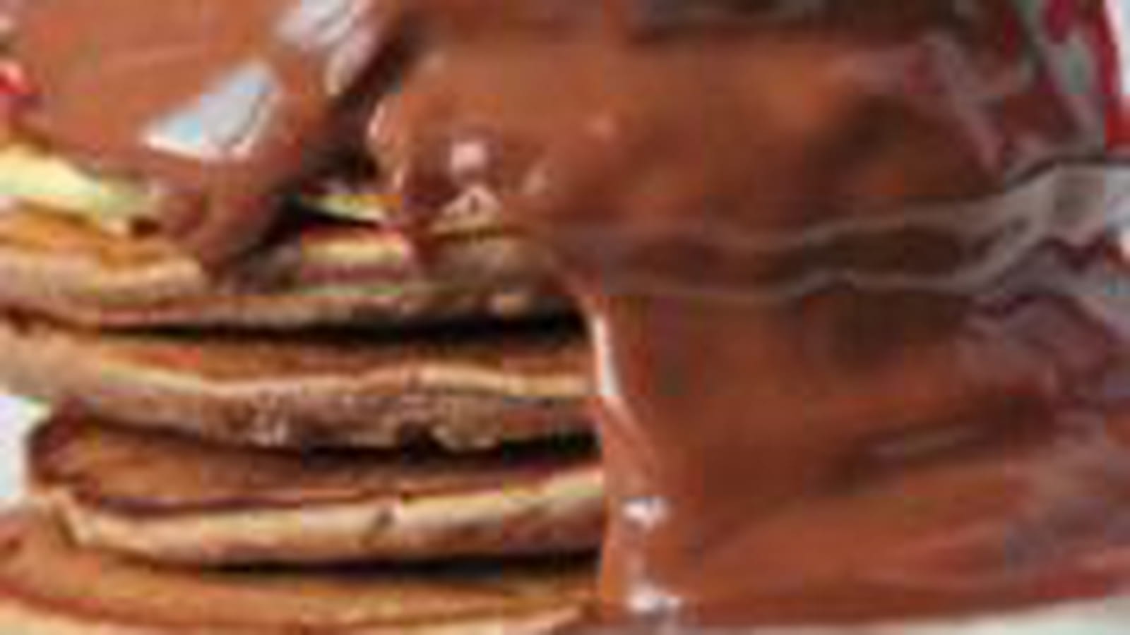 Pancakes au chocolat