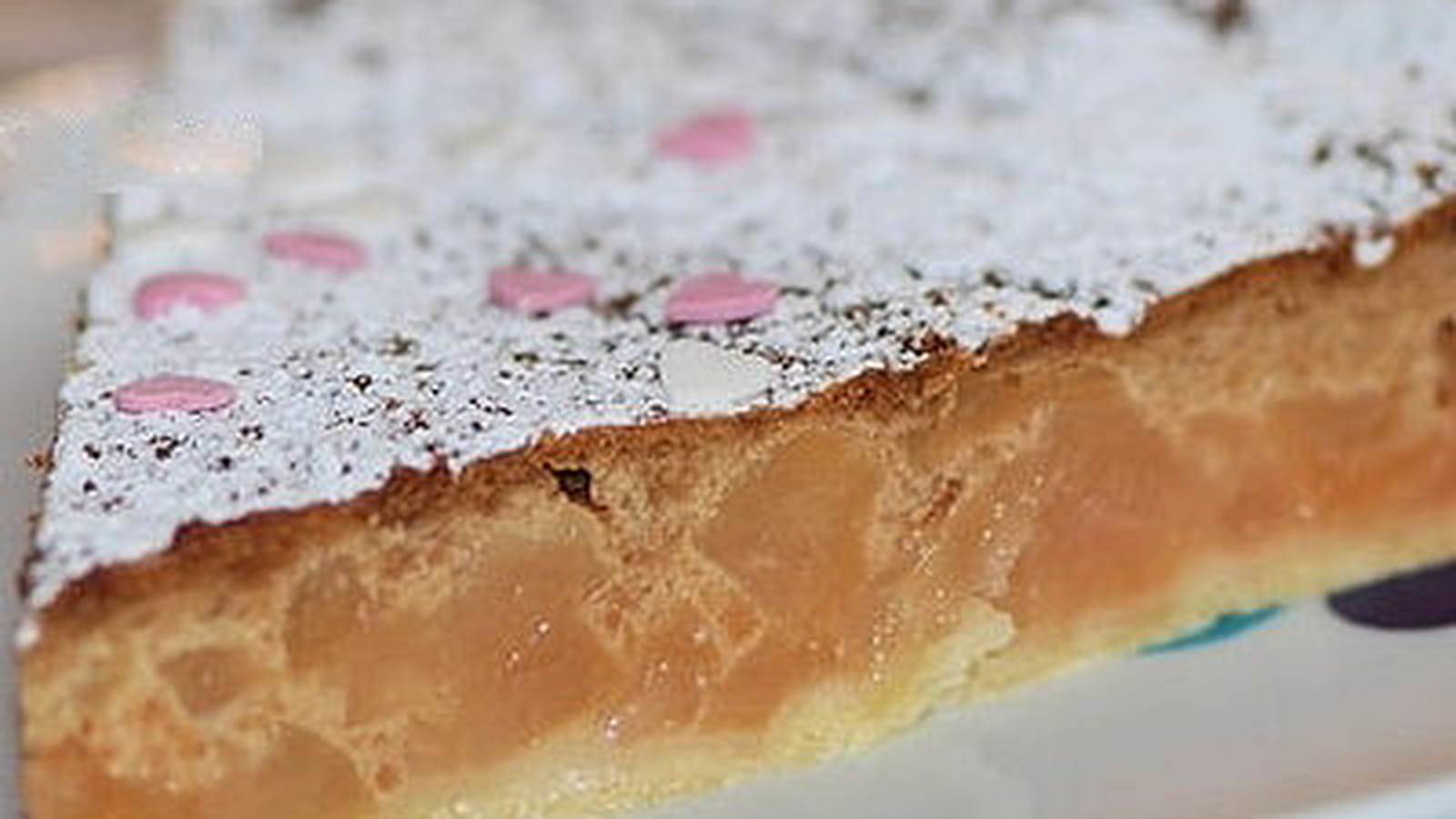 Tarte aux pommes, spéculoos et fromage blanc