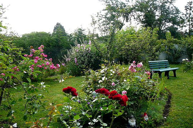 Le jardin très fleuri de Jacqueline