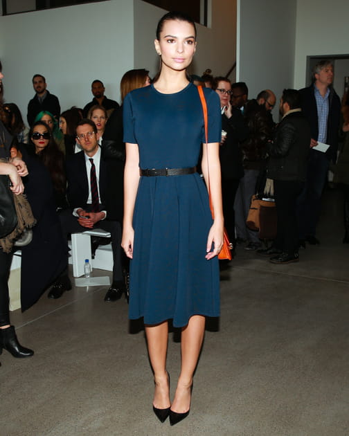 Emily Ratajkowski au défilé Jason Wu