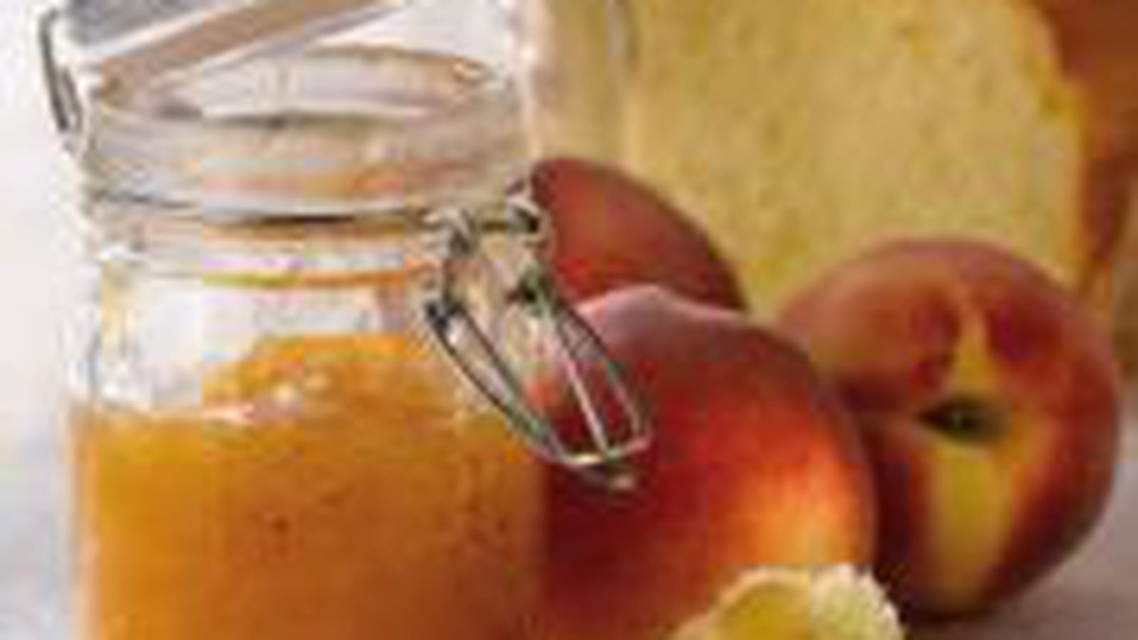 Confiture de pêches aux épices douces et au gingembre