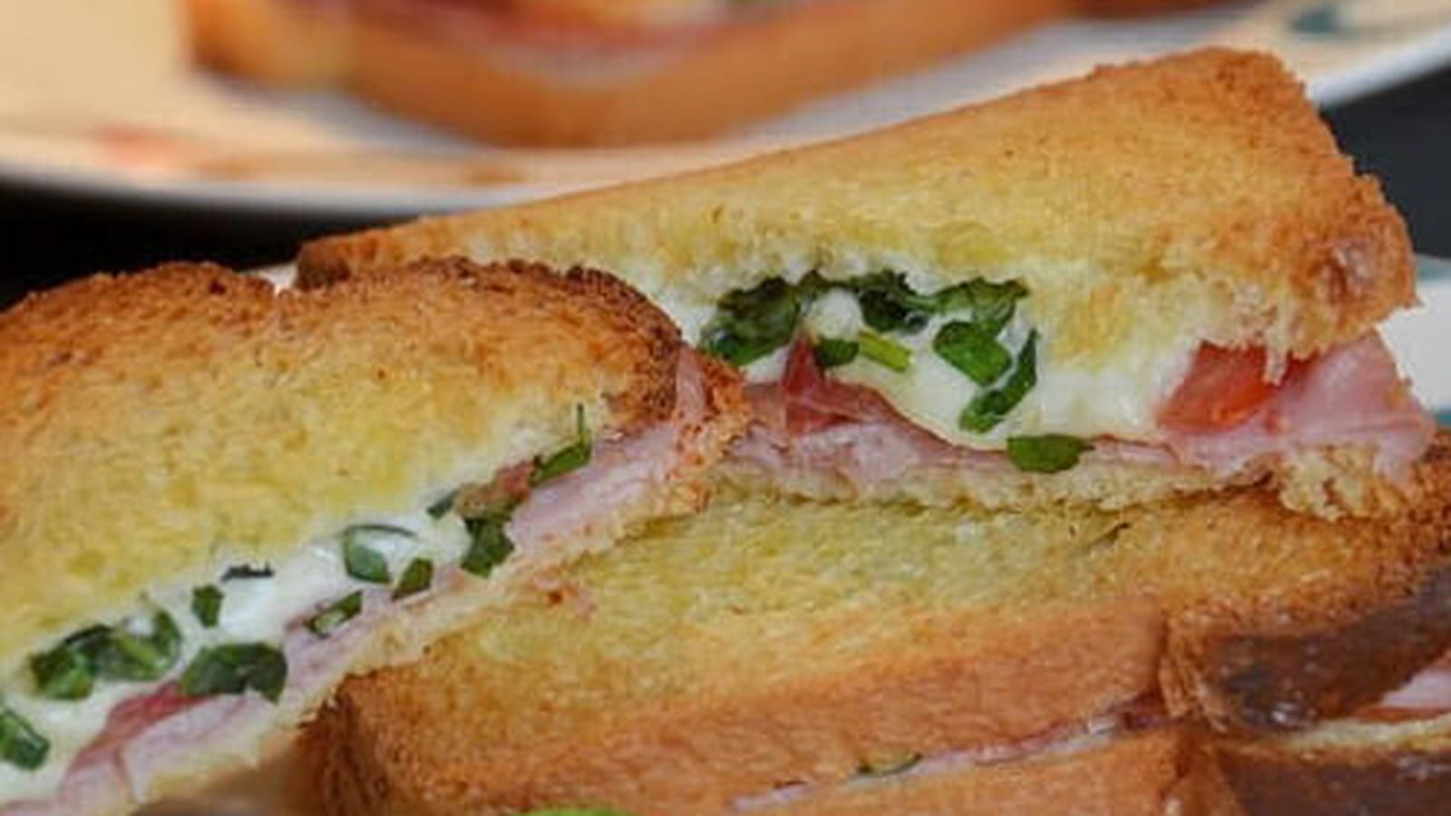 Croque-monsieur mozzarella et jambon cru