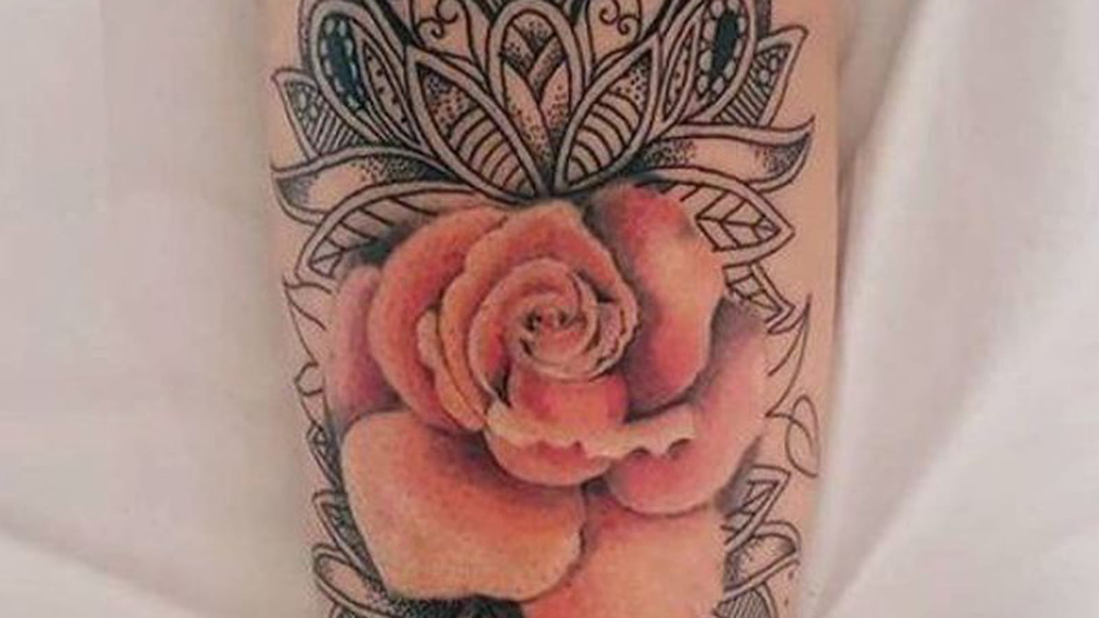 Rose et mandala