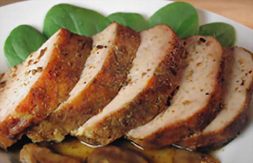Rôti de porc façon gibier
