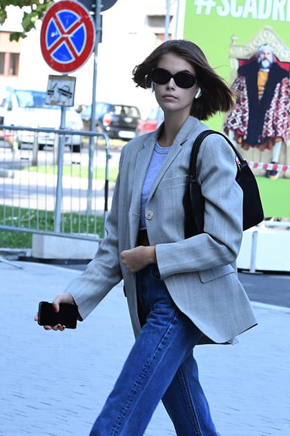 Kaia Gerber au d&eacute;fil&eacute; Versace