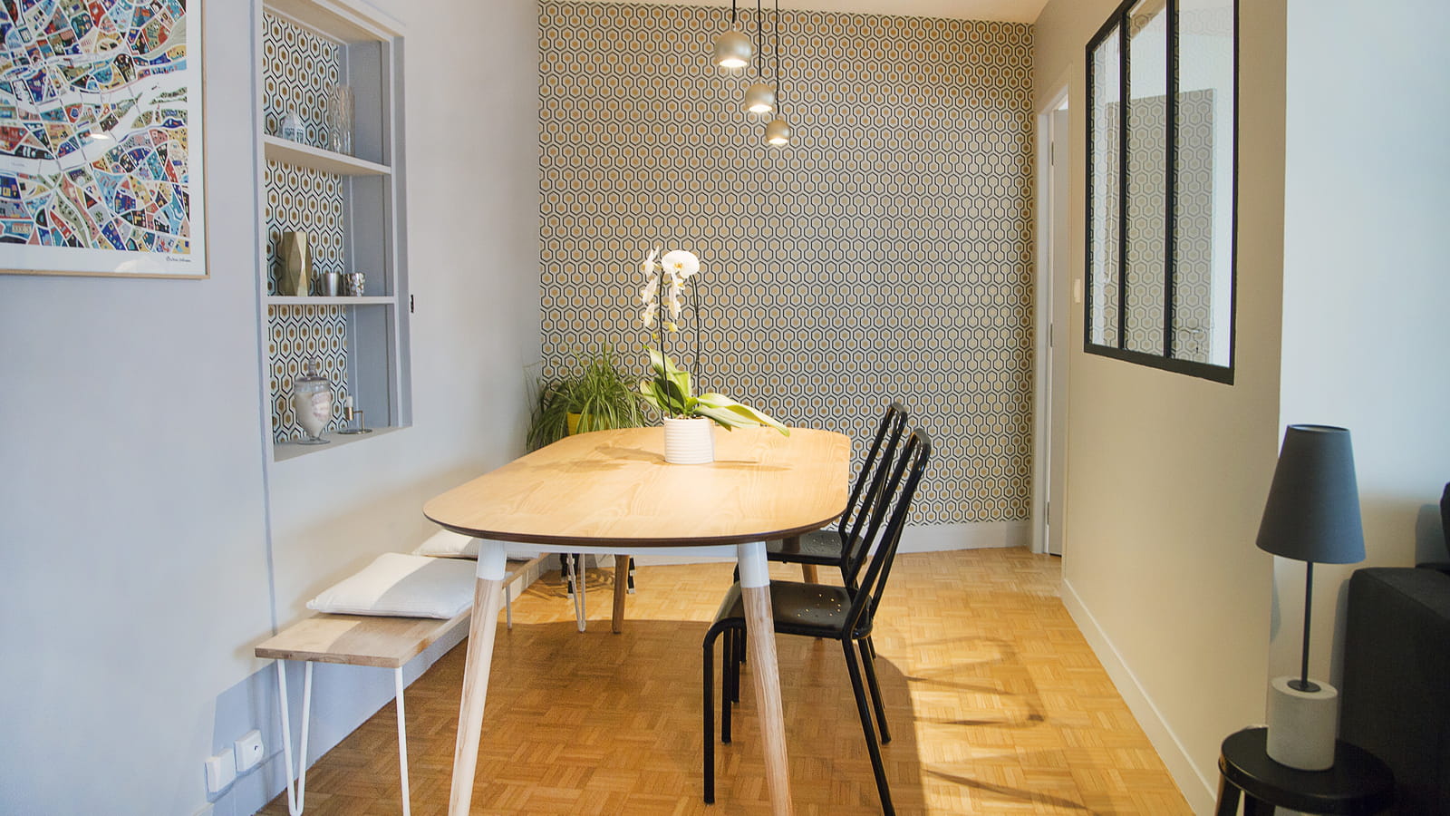 Salle à manger après 