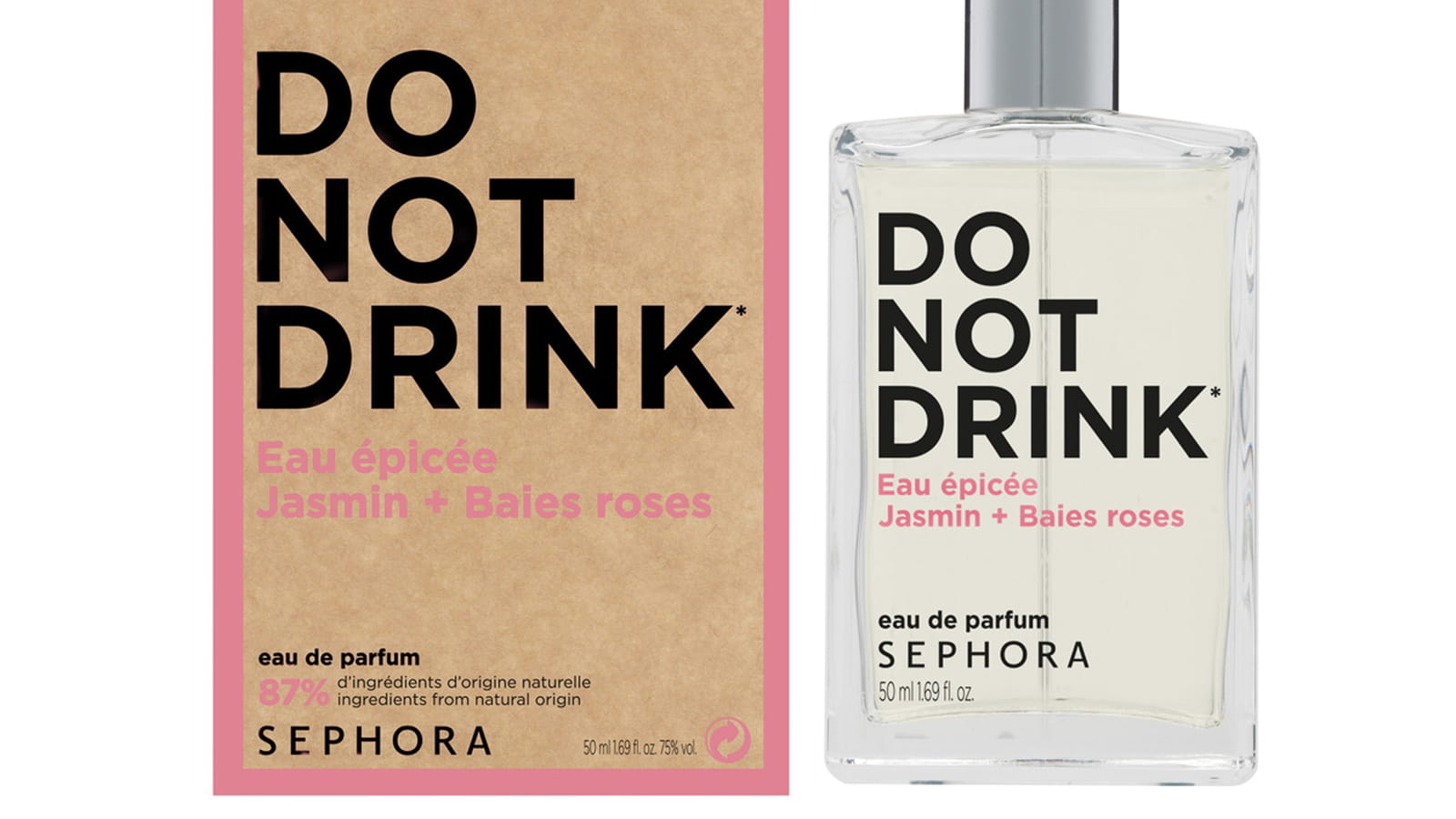 Eau épicée Jasmin + Baies Roses DO NOT DRINK Sephora