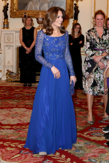 FLOP&nbsp;: Kate Middleton en robe bleue