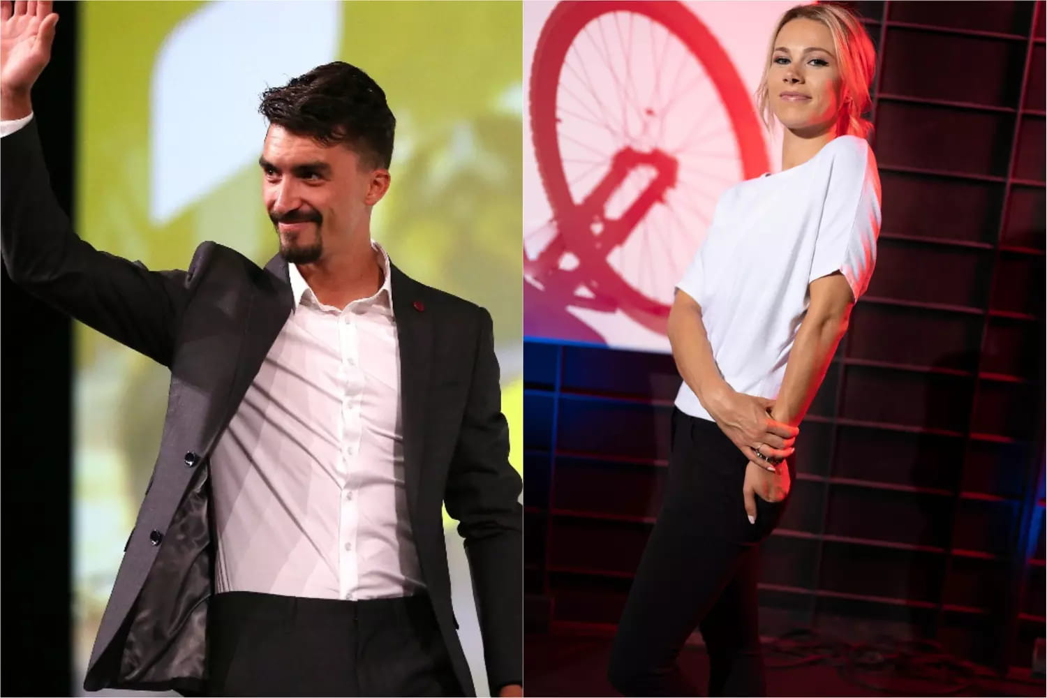 Marion Rousse et Julian Alaphilippe