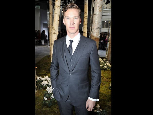 Benedict Cumberbatch au défilé Hugo Boss