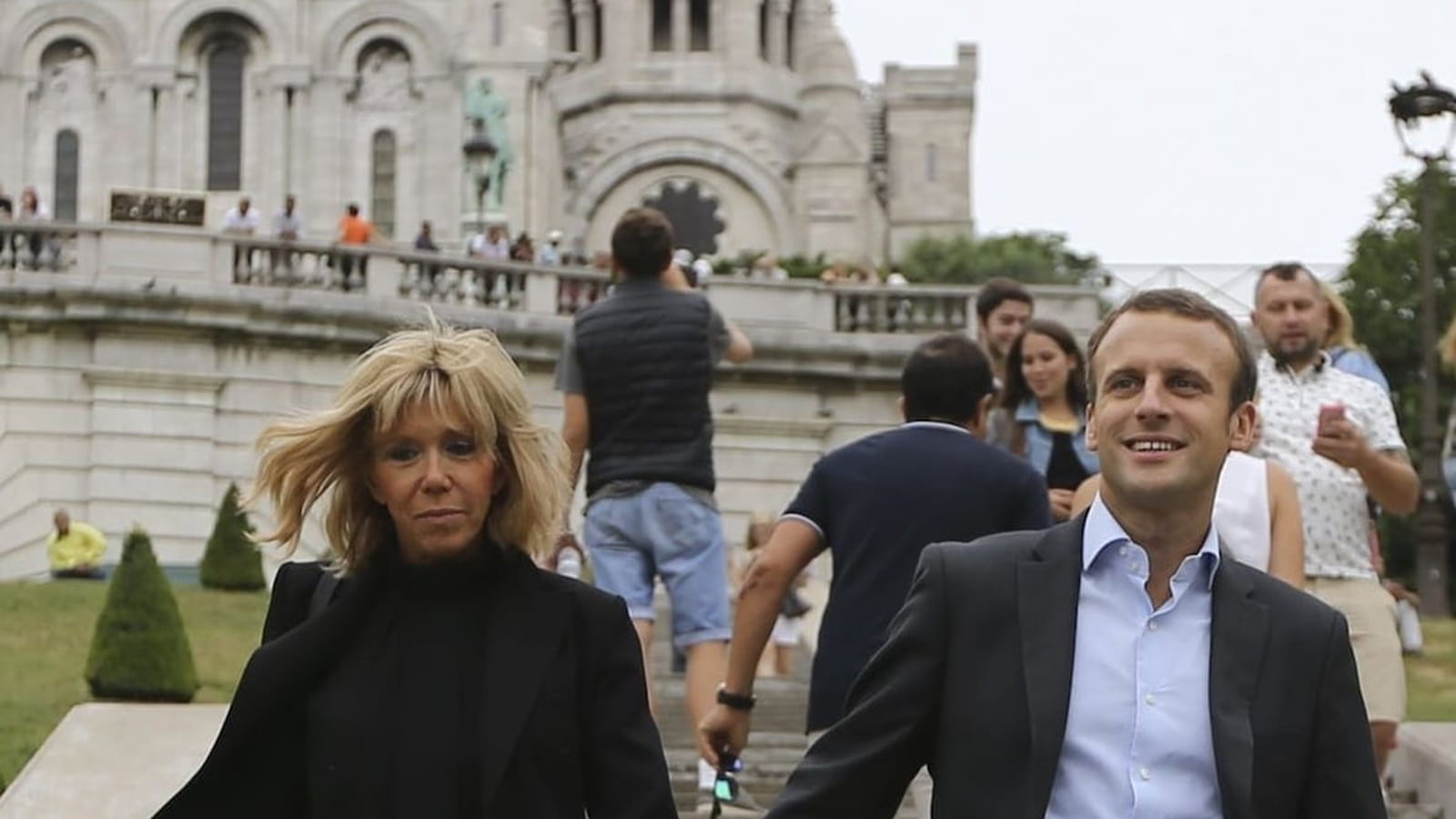 Brigitte et Emmanuel Macron