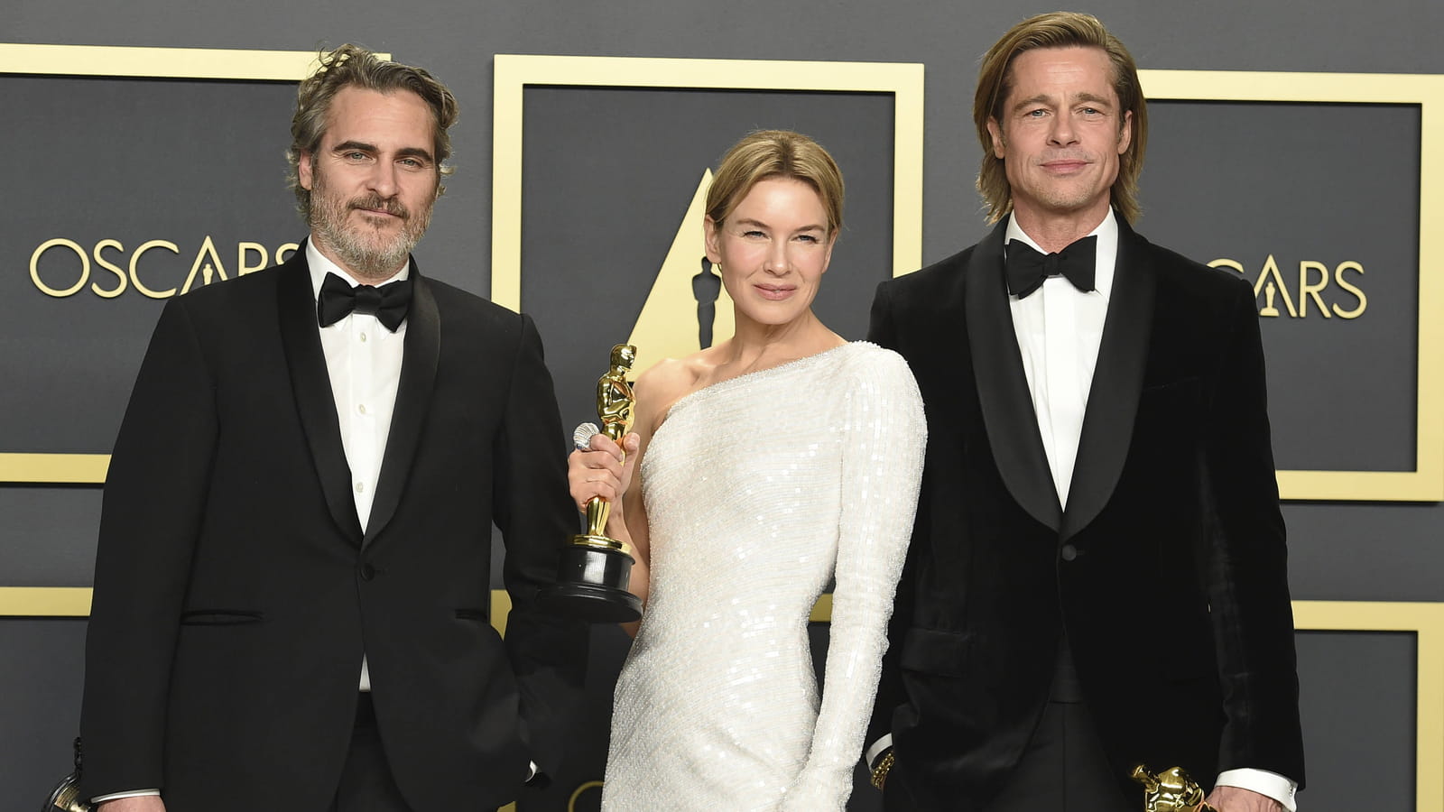 Joaquin Phoenix, Renée Zellweger et Brad Pitt