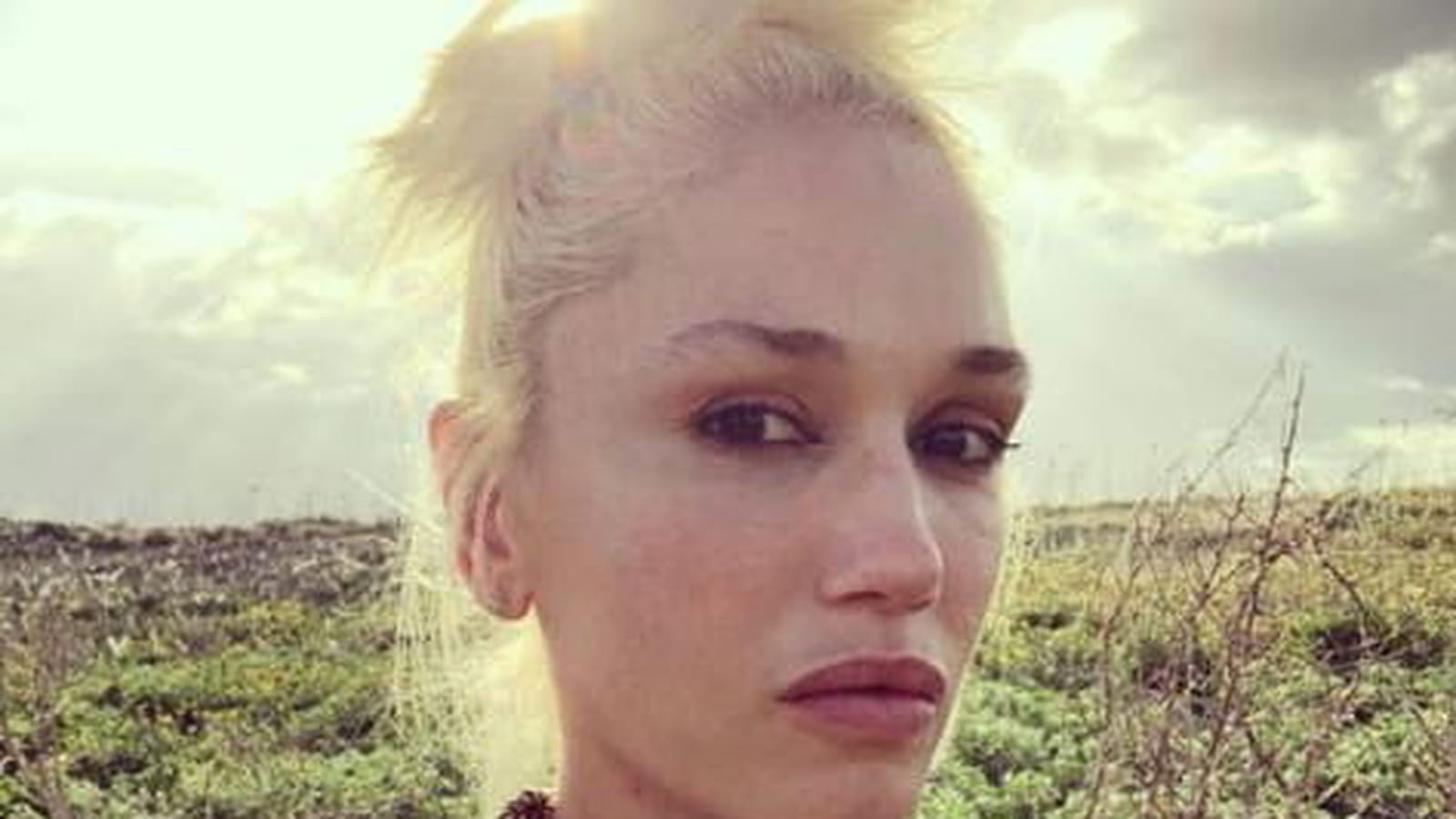 Gwen Stefani et son teint démaquillé