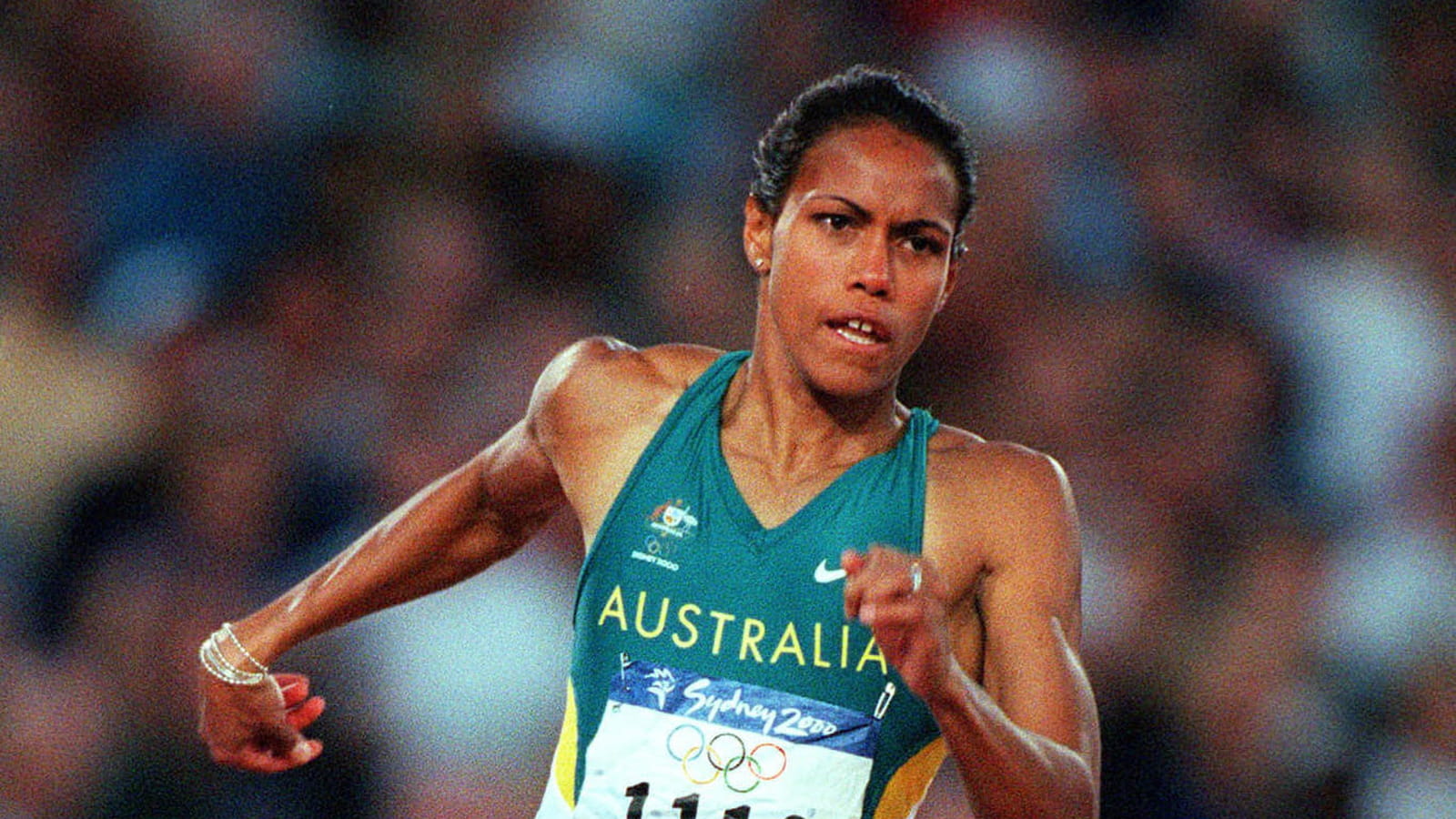 Cathy Freeman aux Jeux olympiques de Sydney en 2000
