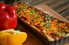 Tarte aux poivrons façon Tchouchouka : Etape 6