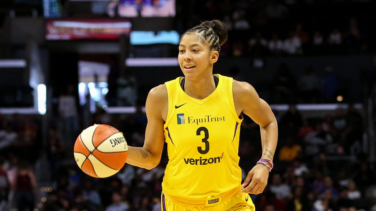 Candace Parker à Los Angeles en 2018