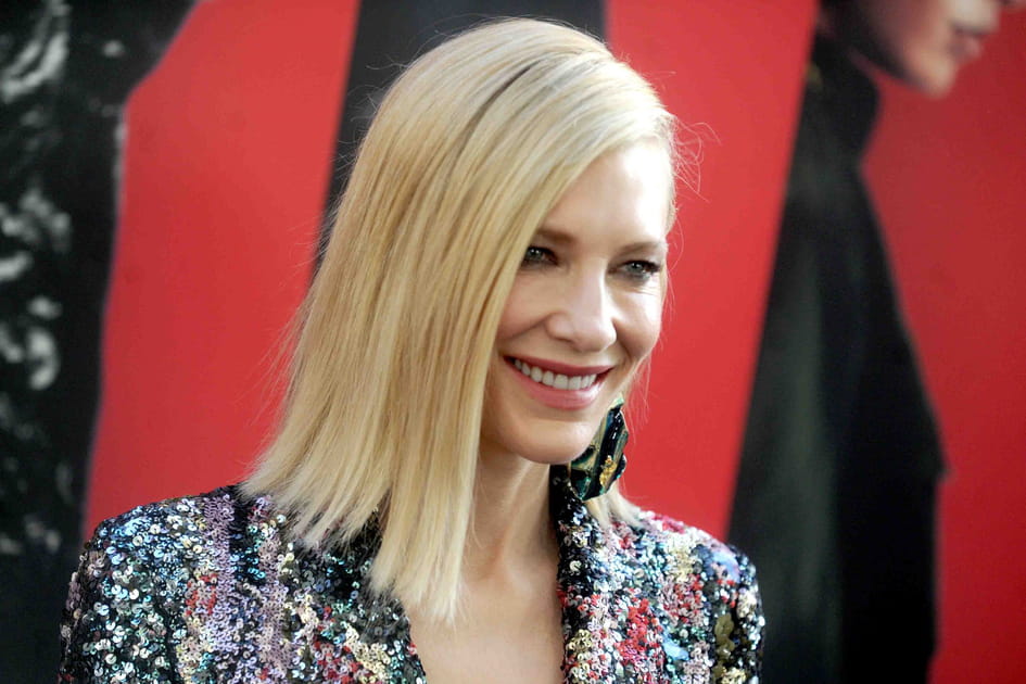 Le carr&eacute; lisse de Cate Blanchett