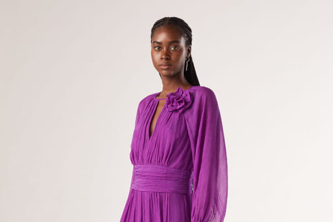 Robe Maxi Caprice Taille 12 - Couleur Violette, Neuve Avec étiquettes, Style Longue élégante